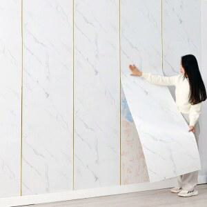 대리석 시트지 타일 접착식 빌라 복도 10장 장판 모조 타일무늬장판 그란데 셀프벽지 거실