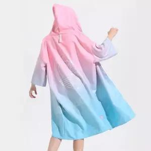 판초 가운 타올 후드 로브 바람막이 집업 수영복 해변