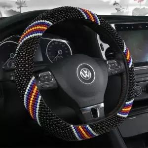 구슬 핸들커버 택시 핸들 자동차 차량 패턴인레이 메이플 업그레이드형