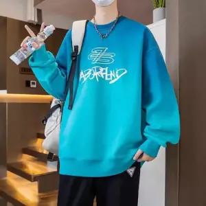 룽나루 남사친 아동 고등학생 중 긴팔티셔츠 봄가을 주니어 맨투맨 상의 HO3