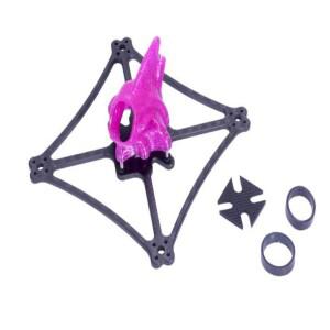 FPV 드론용 Venom 114mm 이쑤시개 카본 프레임 - 3인치 75MM 소품, 나노 카메라, 1104/1106 브러시리스 모