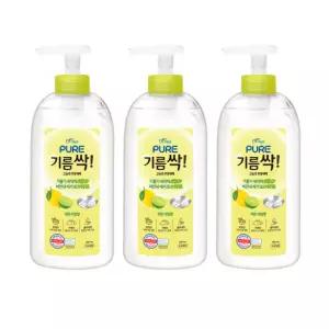 피죤 퓨어 기름싹 주방세제 700ml 3개 레몬라임