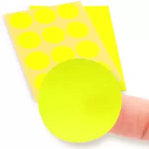 원형 컬러 스티커 30mm 형광 10매 표시 도트스티커