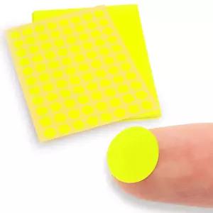 원형 컬러 스티커 10mm 형광 10매 표시 도트스티커
