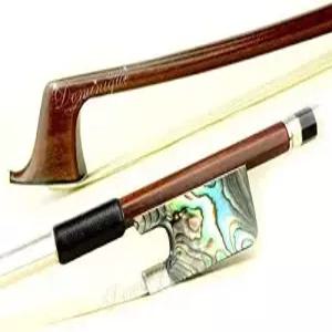 D Z 스트래드 첼로 활 전복 껍데기 개구리가 있는 브라질우드 실물 크기 4/4