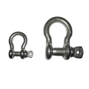 l정우상사l/스텐인레스샤클//샥클/녹이슬지않는/3/16~1/2인치/다용도연결고리/스탠샤클