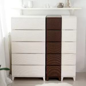 보노하우스 국내생산 서랍장 모음 슬림 일반 와이드 플라스틱 수납장 수납 정리 2단부터 8단까지 틈새 다용도 정리함 / 라탄 심플리 에센셜 아이비 데코스 로렌 위클리 라노보 세라비