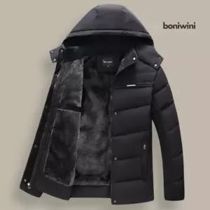 Bnwn 검정 여자 기모바람막이 방한 방수 방풍 겨울 등산털자켓 윈드브레이커 후드 집업