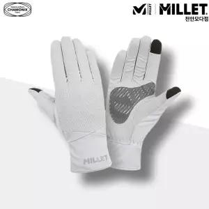 [밀레] 아웃도어 등산 장갑 여성남자 봄 여름 간절기 쿨 메쉬 스포츠장갑 라이트그레이_CA