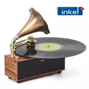 인켈 IK-C3090LP 올인원 LP 턴테이블 플레이어 블루투스 스피커 30W