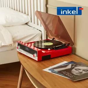 인켈 IK-C5070LP 올인원 LP 턴테이블 플레이어 블루투스 스피커 오디오 CD플레이어 라디오