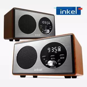 인켈 IK-BT31 휴대용 무선 블루투스 스피커 라디오 알람 시계 USB재생 C타입