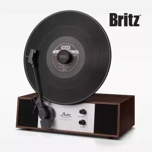 브리츠 블루투스 LP 턴테이블 플레이어 스피커 BZ-TMK1 RCA단자 AUX
