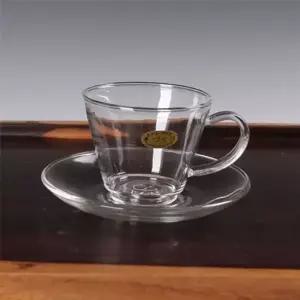 다도 티컵 투명유리커피잔 내열 찻잔 투명 작은 찻잔 다도구 디자인이이쁜 편리한물컵