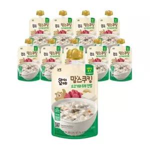 [남양] 맘스쿠킹 이유식 소고기와 두부 진밥 (12개월) 10개