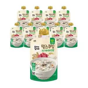 남양 맘스쿠킹 이유식 소고기와 두부 진밥 (12개월) 10개