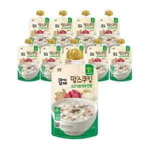 남양 맘스쿠킹 이유식 소고기와 두부 진밥 (12개월) 10개
