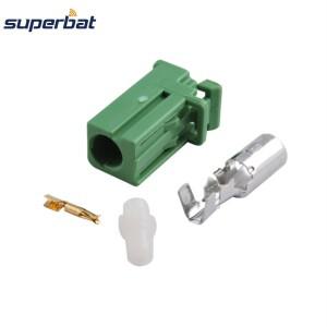 HRS Pioneer GPS 안테나 AVIC-X710BT X910BT호환  Superbat AVIC 암형 녹색 RF 동축 커넥터