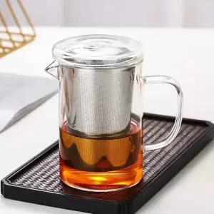 현이몰 유리 티컵 스테인리스 차망 티머그컵 차망티컵 티머그 찻잔 차컵 유리찻잔 예쁜찻잔 티팟 티포트