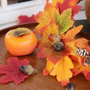 [콩심팥심]가을 단풍낙엽리스 DIY 패키지 (20개 묶음) 낙엽흡입기 단풍미인