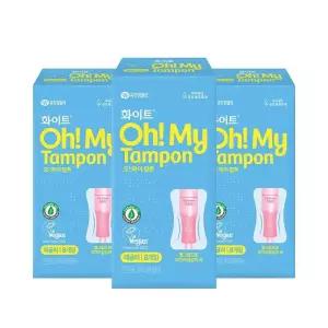 화이트 체내형 생리대 오마이탐폰 위생용품 8개입 X 3팩