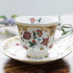 [셀러에이드]고급 도자기 커피잔 홈카페 도자기 찻잔 빈티지 디자인 선물용