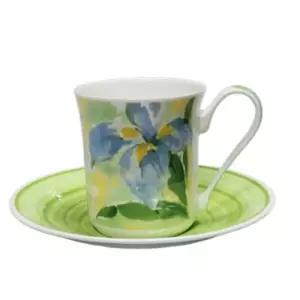 수선화 커피잔 1개 머그 물컵 홍차 찻잔 녹차 카페손잡이 디자인 예쁜 주스 물잔