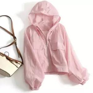 임부복재킷 바람막이점퍼 바람막이 바스락 2컬러 세미크롭