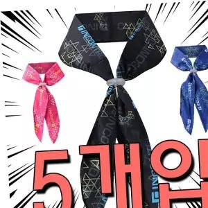 무더운 여름철 등산 필수품 시원한 쿨 스카프 레포츠 X 5개입
