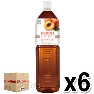 대상 로즈버드 복숭아 아이스티 시럽 1.47L (1박스/6개)