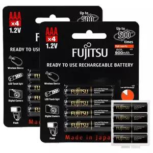 후지쯔 Ni-MH AAA 950mAh 프리미엄 충전지 (8알)/충전건전지