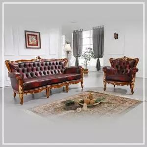 클레식 빈티지 엔틱 레시피 01 소파 1인+3인 세트