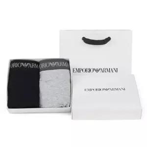 엠포리오 아르마니 남성 남자 팬티 코튼 드로즈 610 2장 선물세트
