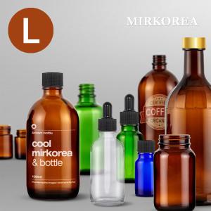 대형 갈색병(1000ml)BN1000 스크류캡 유리용기 공병 더치커피 미니 시약병 꽃병 미니