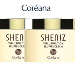 코리아나 속당김 탄력저하 고보습 고영양 수분 트러플 크림 2개 콜라겐 히알루론산 함유 수면 나이트 리턴  눈가 주름개선 기미 화장품 안티에이징 쉬니즈  캐비어 블랙   진정 