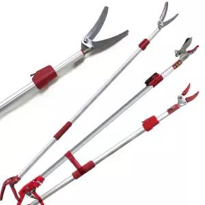 다이신 길이조절(0.9m-1.42m/1.8m-3m) 핸들 고지가위 경량 알미늄 핸들/고지톱/전지가위/전정톱