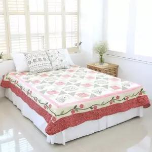 순면부엉이 침대패드 워싱 스프레드 러그 카페트160x210