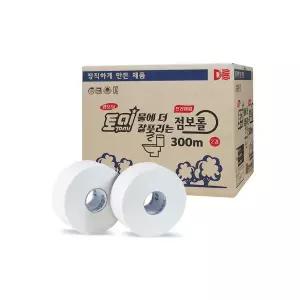 동방제지 프리미엄 엠보싱 점보롤 2겹 (300mX16롤)