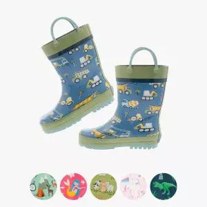 [보리보리/스테판조셉]프린티드 레인부츠