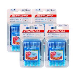 잭스 치간칫솔 4단계(m)10p X 4개 1.2mm   /치실/치석제거/치아관리