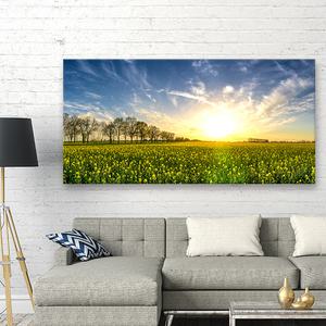 일출 태양 그림 황금빛 풍경화 캔버스 액자