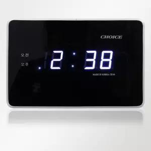 국산 LED 디지털 벽시계 KF08/무소음 조명 안방 침실 거실 현관 주방 사무실 회의실 강당 체육관 학교 교실 병원 카페 식당 매장 센스있는 부모님효도 집들이 입주이사 개업식선물