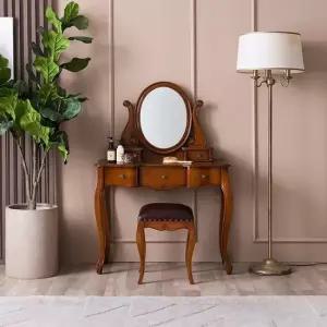 [퍼니프랑] 수입 유럽형 빈티지 엔틱가구 TR 25 노벨라 엔틱 컬러 화장대 콘솔