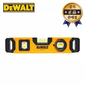 디월트 자석 수평 DWHT43003 225mm 수직 측정 토피도 알루미늄 박스빔 고무핸들