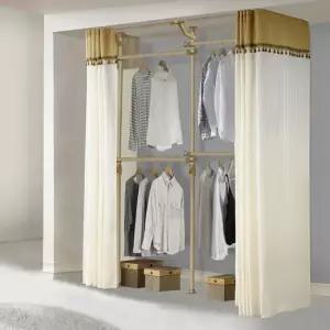 왕자 뉴프리미엄우드4단커튼행거_544-1