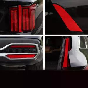 쏘렌토 MQ4 범퍼 리플렉터 프리즘 반사 스티커 필름