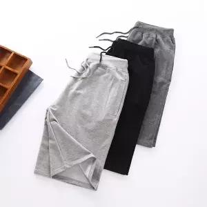 남자 반바지 5부 밴딩 면 트레이닝 츄리닝 데일리