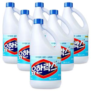 유한락스 주방용 2L x 6개 주방 청소 살균 소독 세제 세정제