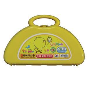 동아 24색 크레용 손에 묻지 않는 크레파스