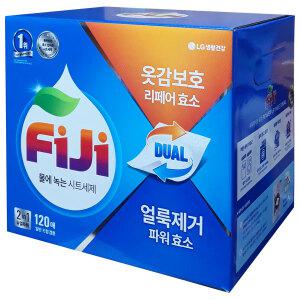 피지 물에 녹는 파워업 파워 시트 세탁세제 120매